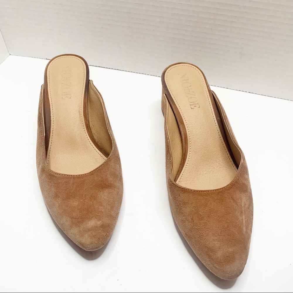 Nic + Zoe Slip on Jayla Suede Low Heel Mules Size 7.5